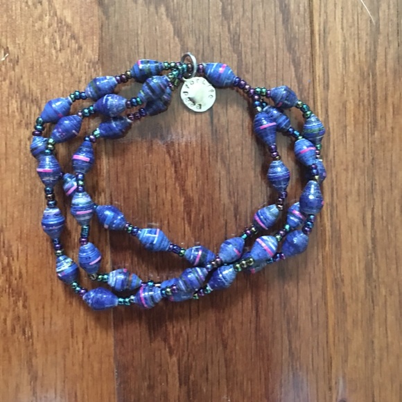 Blue Stretch Bracelet - Picture 1 of 2